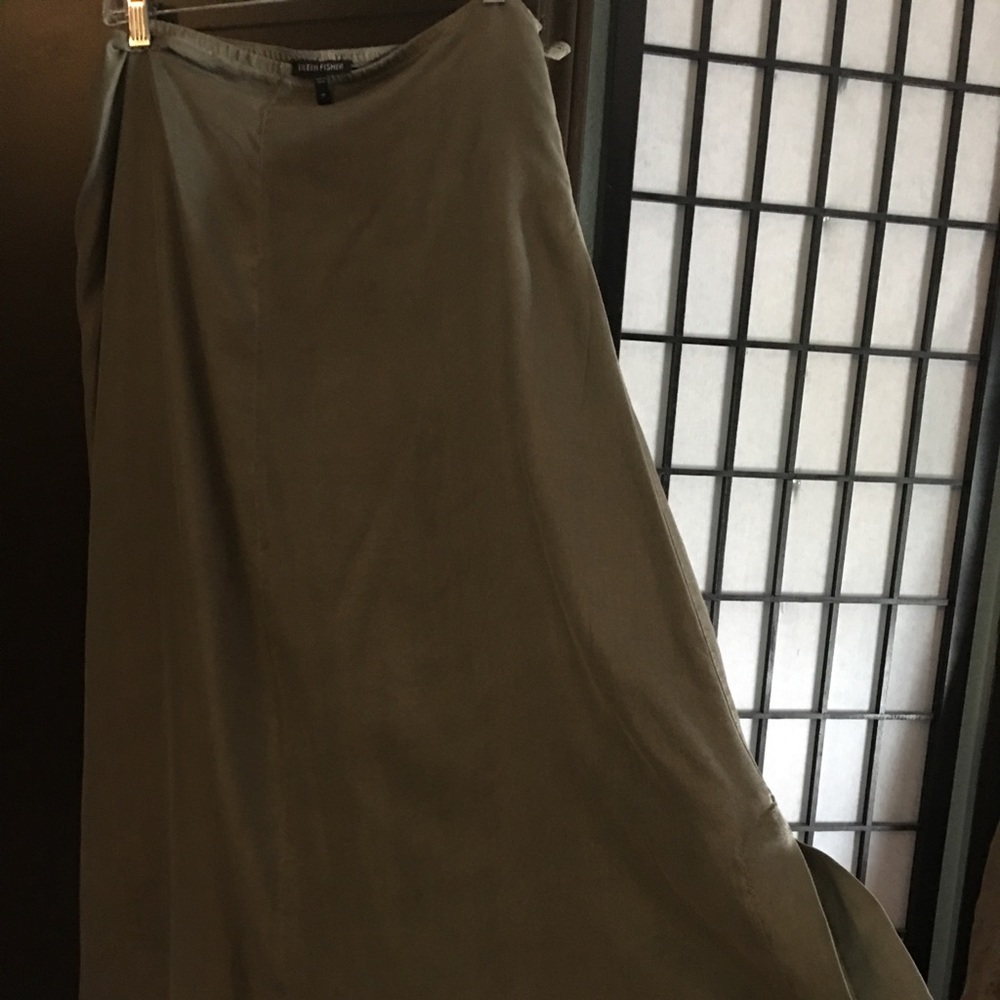 Eileen Fisher silky skirt